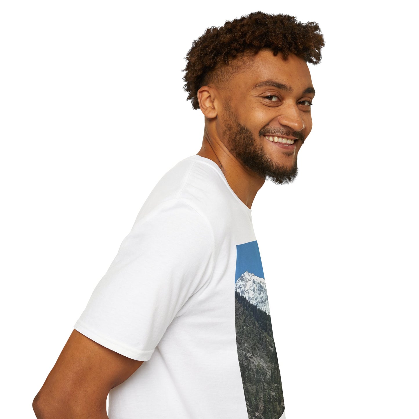 Nature-Inspired Unisex Softstyle T-Shirt, Casual Tee for Outdoor Lovers, Gift for Nature Enthusiasts, Eco-Friendly Apparel, Relaxed Fit Tee