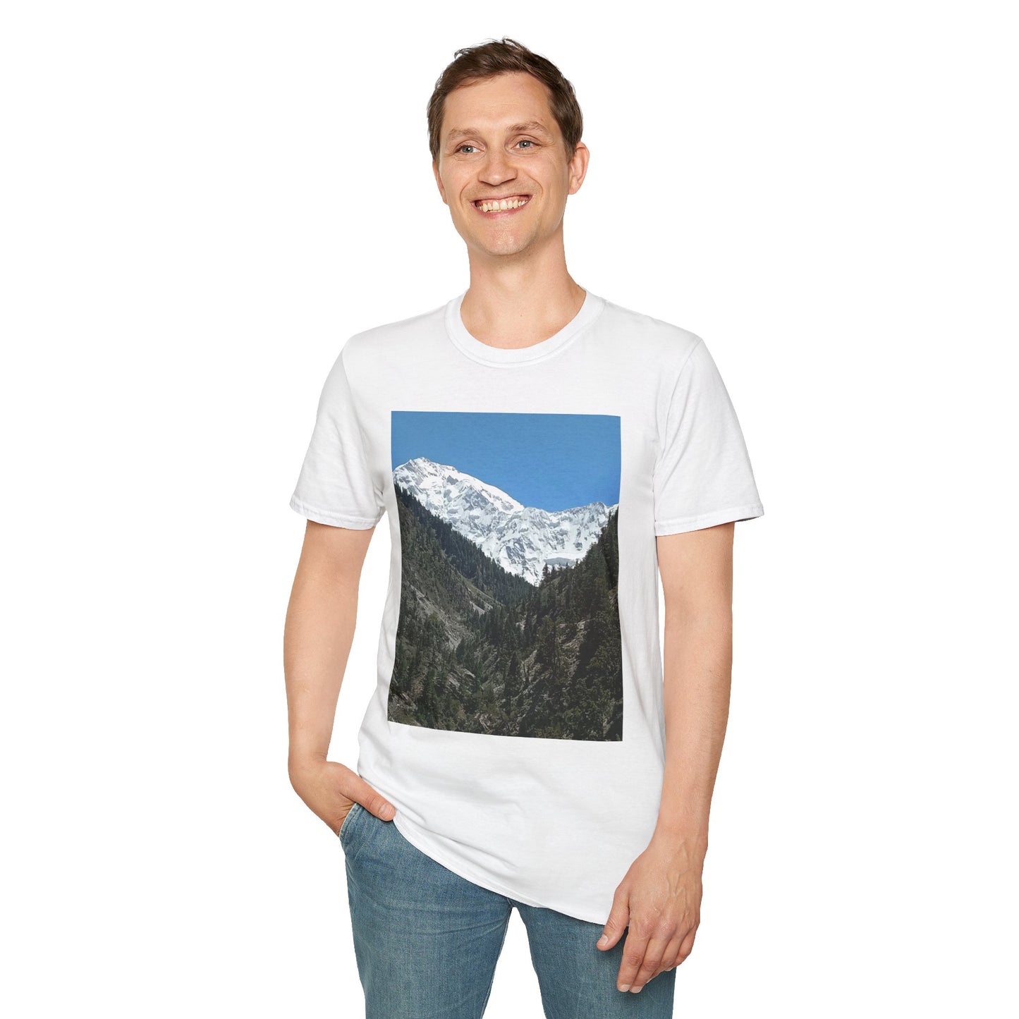 Nature-Inspired Unisex Softstyle T-Shirt, Casual Tee for Outdoor Lovers, Gift for Nature Enthusiasts, Eco-Friendly Apparel, Relaxed Fit Tee