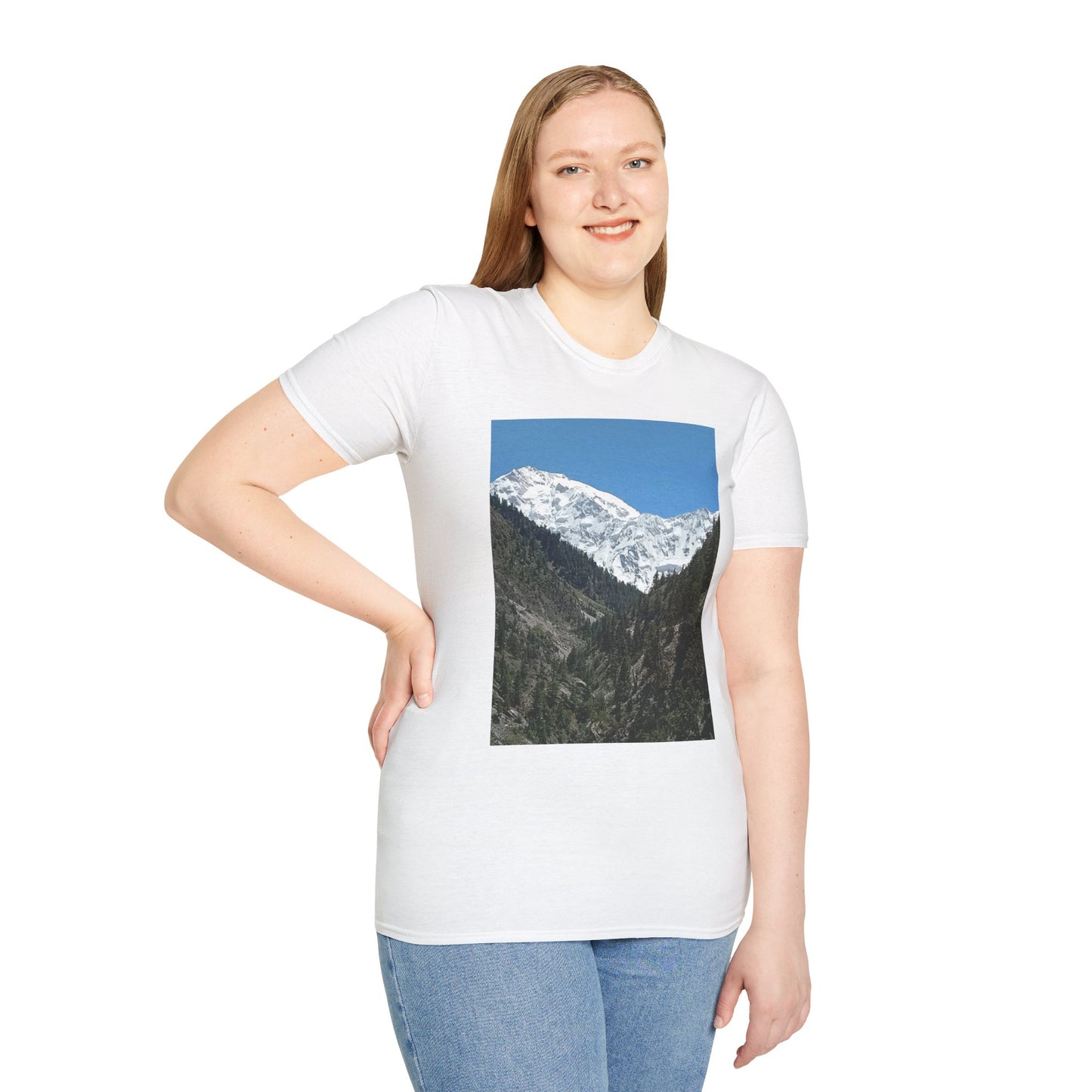 Nature-Inspired Unisex Softstyle T-Shirt, Casual Tee for Outdoor Lovers, Gift for Nature Enthusiasts, Eco-Friendly Apparel, Relaxed Fit Tee